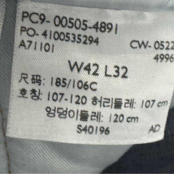 Levi’s 505 Jeans – Men’s 42x32 Blue Regular Fit Straight Leg Denim - Picture 7 of 9